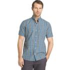 Men's Izod Advantage Cool Fx Regular-fit Plaid Button-down Shirt, Size: Xxl, Med Yellow
