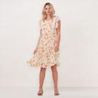 Women's Lc Lauren Conrad Lace Midi Dress, Size: Xl, White Oth