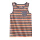 Boys 4-10 Jumping Beans&reg; Slubbed Striped Tank, Boy's, Size: 8, Lt Orange