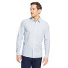 Men's Van Heusen Never Tuck Slim-fit Button-down Shirt, Size: Small, Light Blue