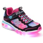Skechers S Lights Light It Up Girls' Sneakers, Girl's, Size: 11, Dark Beige