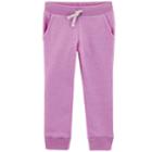 Girls 4-12 Oshkosh B'gosh&reg; Solid Sweatpants, Size: 6-6x, Purple