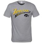Men's Iowa Hawkeyes Worn Upon Script Tee, Size: Medium, Med Grey