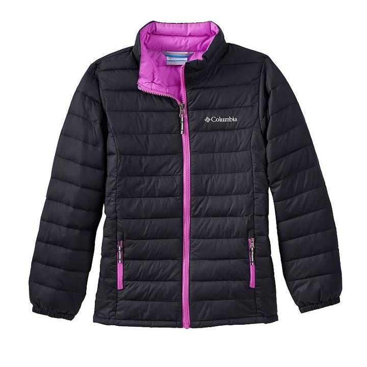 Girls 4-18 Columbia Elm Ridge Puffer Jacket, Girl's, Size: 6-6x, Grey (charcoal)