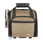 Travelon Wheeled Carry-on Bag, Adult Unisex, Size: Xs Carryon, Beig/green (beig/khaki)