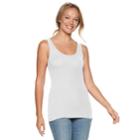 Women's Sonoma Goods For Life&trade; Layering Tank, Size: Xl, White