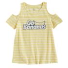 Girls 7-16 & Plus Size So&reg; Cold Shoulder Tee, Size: 12 1/2, Lt Yellow