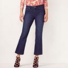 Women's Lc Lauren Conrad Bootcut Kick Crop Jeans, Size: 6, Blue
