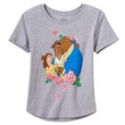 Disney's Beauty & The Beast Belle Girls 7-16 Rose Graphic Tee, Girl's, Size: Medium, Med Grey