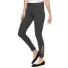 Women's French Laundry Crisscross Leggings, Size: Large, Dark Grey