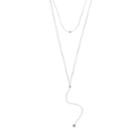 Lc Lauren Conrad Crystal Layered Y-necklace, Women's, Silver