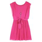 Girls 7-16 & Plus Size Iz Amy Byer Chiffon Pleated Dress, Girl's, Size: 20 1/2, Pink