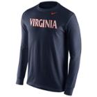 Men's Nike Virginia Cavaliers Wordmark Tee, Size: Xl, Blue (navy)