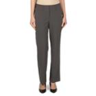 Women's Larry Levine Wide-waist Flare Dress Pants, Size: 6, Grey