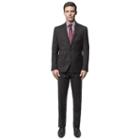 Men's Nick Dunn Modern-fit Unhemmed Suit, Size: 46l 39, Black