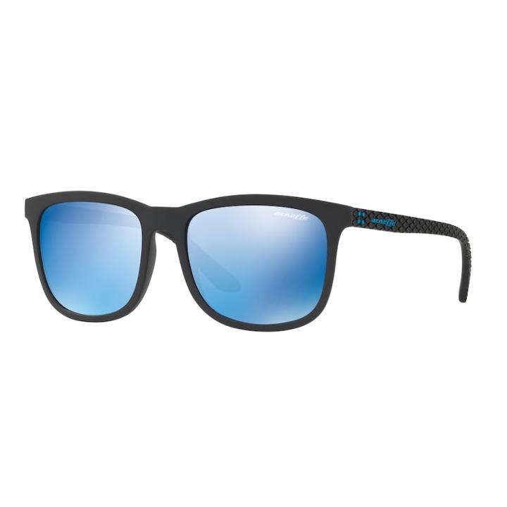 Arnette An4240 Chenga 56mm Square Mirrored Sunglasses, Women's, Black