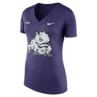 Women's Nike Tcu Horned Frogs Striped Bar Tee, Size: Xxl, Purple