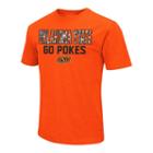 Men's Campus Heritage Oklahoma State Cowboys Camo Wordmark Tee, Size: Xl, Drk Orange