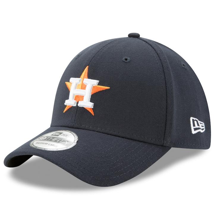 Adult New Era Houston Astros 2017 World Series Champions 39thirty Flex-fit Cap, Men's, Size: Medium/large, Blue (navy)