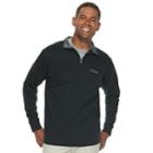 Men's Columbia Deschutes Rapids Fleece Quarter-zip Pullover, Size: Xl, Grey (charcoal)