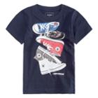 Boys 4-7 Converse Stacked Chucks Graphic Tee, Size: 4, Blue (navy)