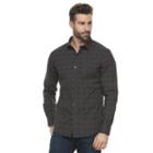 Men's Marc Anthony Slim-fit Stretch Button-down Shirt, Size: Xl, Black