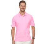 Men's Croft & Barrow&reg; Signature Interlock Polo, Size: Xl, Med Pink