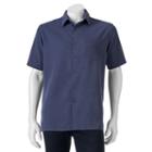 Men's Croft & Barrow&reg; Signature Classic-fit Microfiber Button-down Shirt, Size: Xxl, Dark Grey
