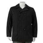Big & Tall Excelled Double-breasted Jacket, Men's, Size: Xl Tall, Black