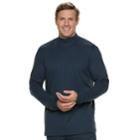 Big & Tall Croft & Barrow&reg; Classic-fit Easy-care Mockneck Pullover, Men's, Size: M Tall, Dark Blue