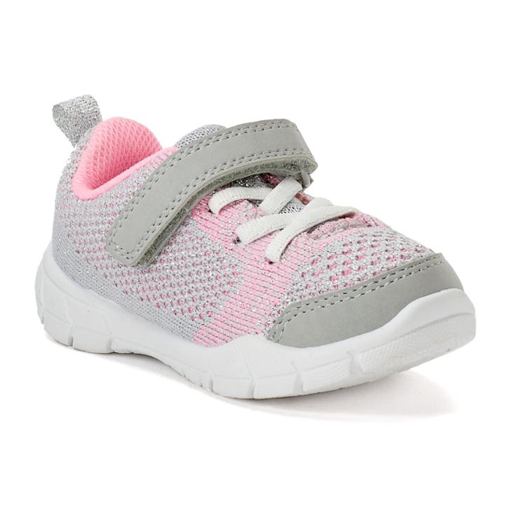 Carter's Ultrex Toddler Girls' Sneakers, Size: 10 T, Silver
