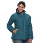Plus Size Columbia Oyanta Trail Thermal Coil&reg; Puffer Jacket, Women's, Size: 1xl, Green Oth