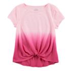 Girls 7-16 So&reg; Knot Front Tee, Size: 10, Med Pink