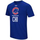 Men's Under Armour Chicago Cubs Slash Tee, Size: Xl, Brt Blue