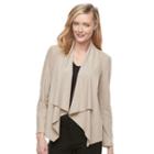 Women's Dana Buchman Faux-suede Jacket, Size: Small, Med Beige