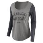 Women's Nike Kentucky Wildcats Raglan Essentials Tee, Size: Small, Dark Grey