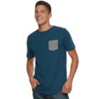 Men's Urban Pipeline&reg; Scoop-hem Tee, Size: Small, Dark Blue