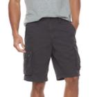 Men's Sonoma Goods For Life&trade; Modern-fit Lightweight Twill Cargo Shorts, Size: 30, Grey
