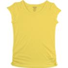 Girls 4-6x French Toast Lace Shoulder Tee, Girl's, Size: 4, Brt Yellow