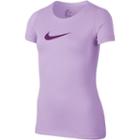 Girls 7-16 Nike Dri-fit Training Tee, Size: Medium, Med Purple