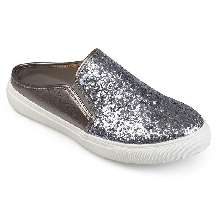 Journee Collection Flori Women's Sneaker Mules, Size: Medium (11), Dark Grey