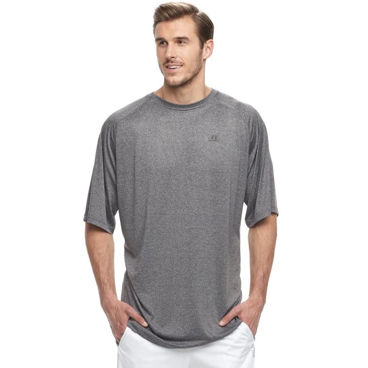 Big & Tall Russell Dri-power Soft Hand Tee, Men's, Size: 5xb, Dark Grey