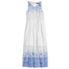 Girls 7-16 My Michelle Dip Dyed Floral Maxi Dress, Size: 8, Oxford