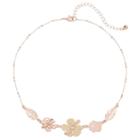 Lc Lauren Conrad Flower Choker Necklace, Women's, White