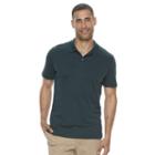Men's Apt. 9&reg; Modern-fit Birdseye Stretch Polo, Size: Xxl, Turquoise/blue (turq/aqua)