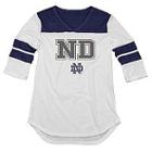 Women's Notre Dame Fighting Irish Fiery Tee, Size: Medium, White