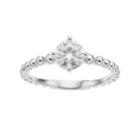 Forever Brilliant 14k White Gold 3/4 Carat T.w. Lab-created Moissanite Solitaire Ring, Women's, Size: 6