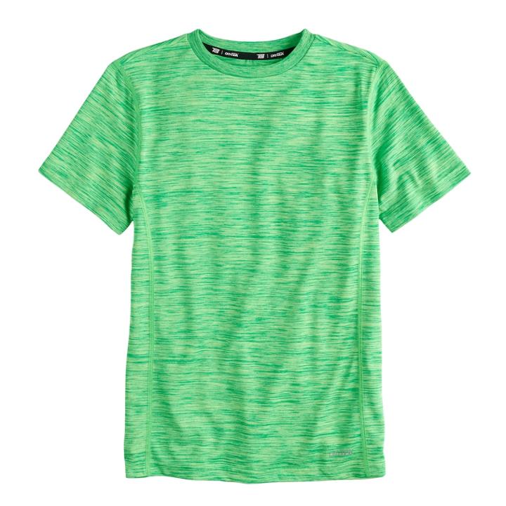 Boys 8-20 Tek Gear&reg; Embossed Tee, Size: Xl(18/20), Brt Green