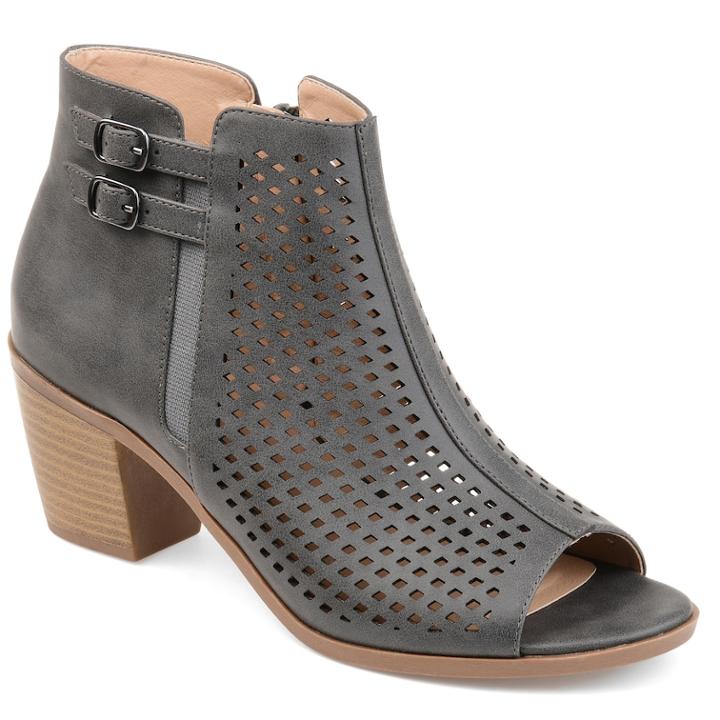 Journee Collection Harlem Women's Ankle Boots, Size: 10, Grey