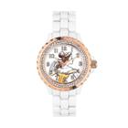 Disney's Beauty And The Beast Sketched Belle Women's Crystal Watch, Girl's, White